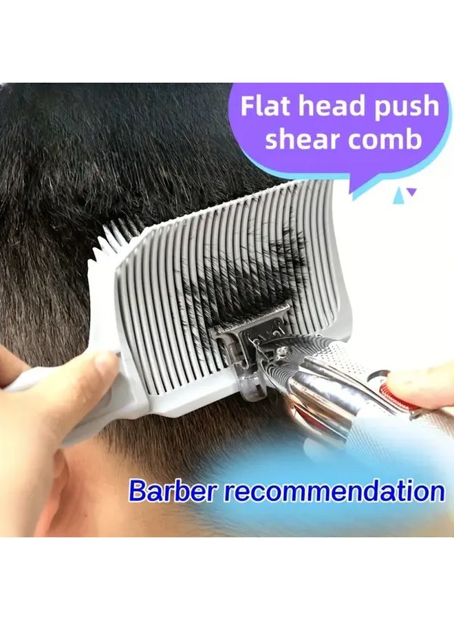 Professional Haircutting Comb For Men Precision Trimming And Blending White - Image 1